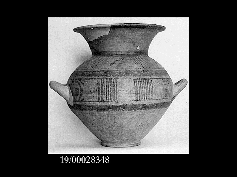 anfora - officina geloa (metà SECOLI/ VII a.C)