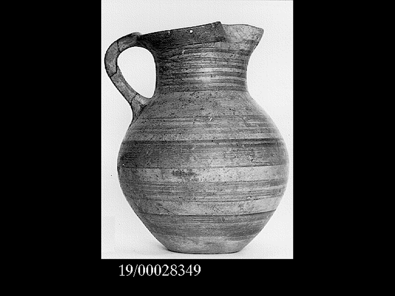 brocca a bocca trilobata - officina locale (inizio SECOLI/ VII a.C)