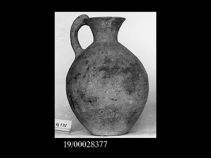 brocca a bocca rotonda - officina locale (inizio SECOLI/ VII a.C)