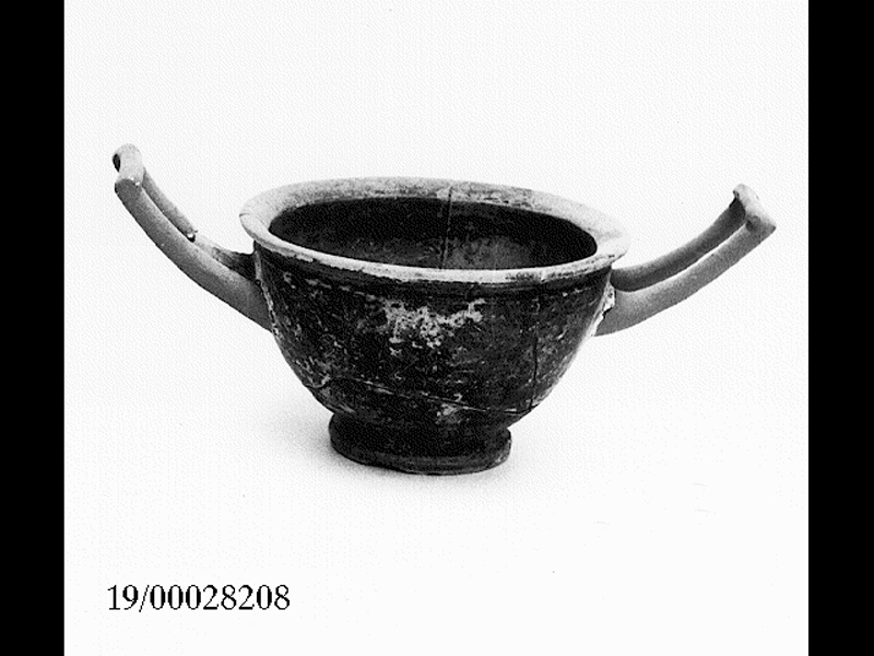 coppa skyphoide - fabbrica locale (prima metà SECOLI/ IV a.C)