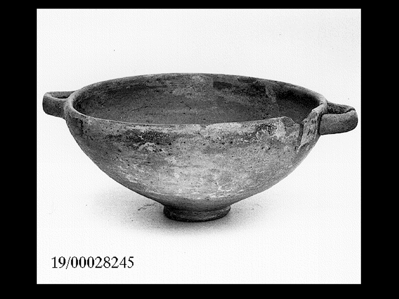 scodella biansata - fabbrica locale (fine SECOLI/ IV a.C)