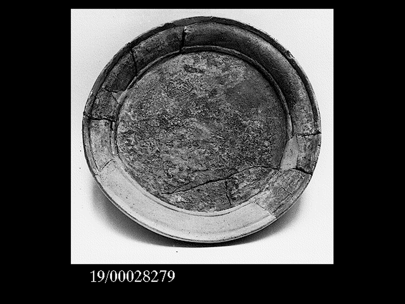 piatto - fabbrica locale (seconda metà SECOLI/ IV a.C)