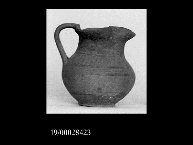 brocchetta a bocca trilobata - officina locale o geloa (SECOLI/ VII a.C)