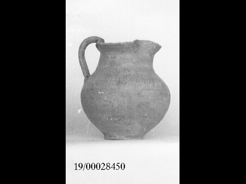 brocchetta a bocca trilobata - officina locale o geloa (fine SECOLI/ VII a.C)