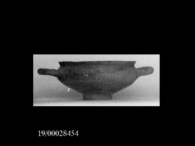 coppa - officina locale (fine SECOLI/ VII a.C)