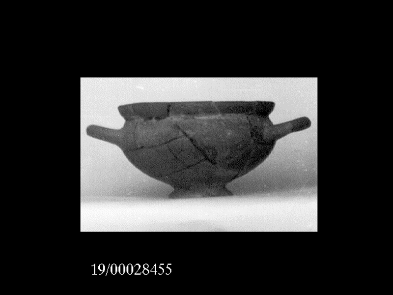 coppa - officina locale (fine SECOLI/ VII a.C)