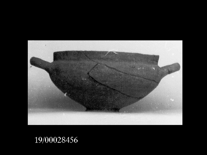 coppa carenata - officina locale (fine SECOLI/ VII a.C)