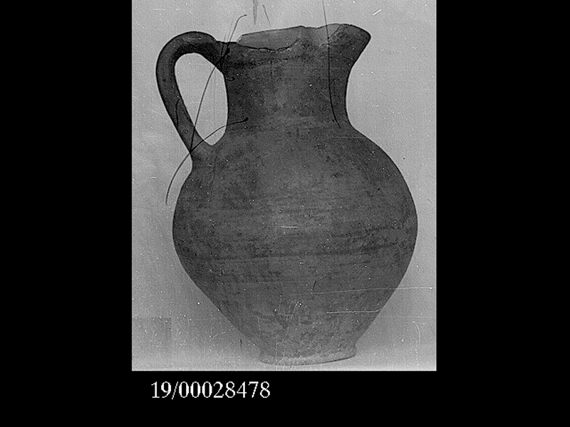 brocca a bocca trilobata - officina geloa (metà SECOLI/ VII a.C)