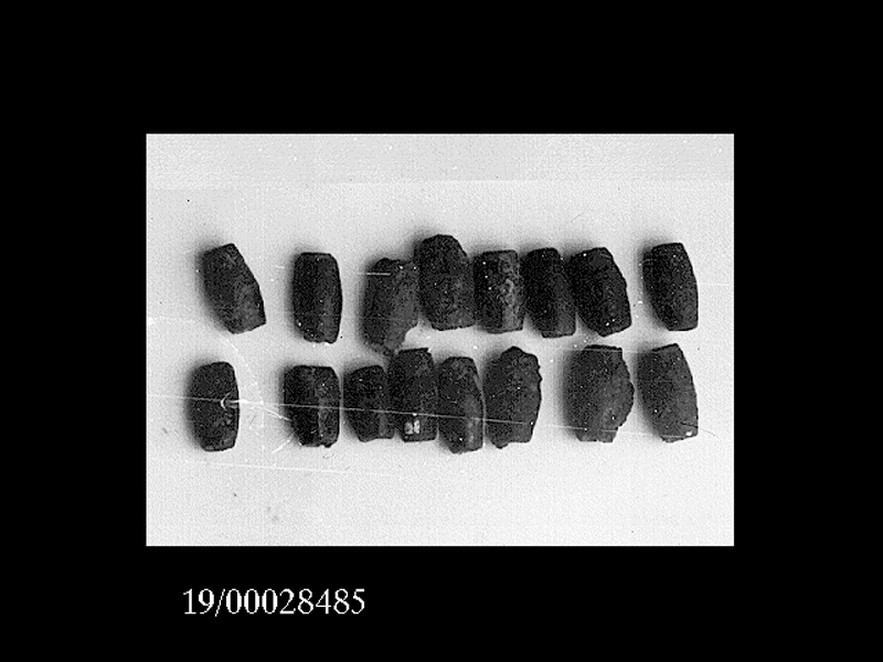 vago di collana/ serie (fine SECOLI/ VII a.C)