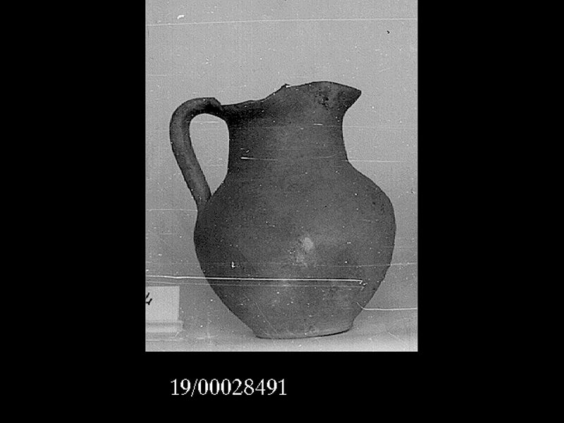 brocchetta a bocca trilobata - officina geloa (fine SECOLI/ VII a.C)