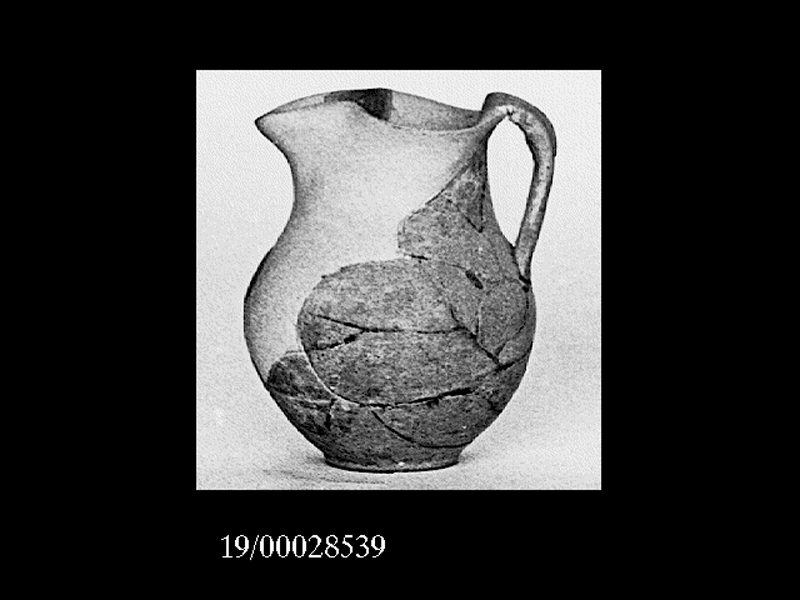 brocchetta a bocca trilobata - officina locale (fine SECOLI/ VII a.C)