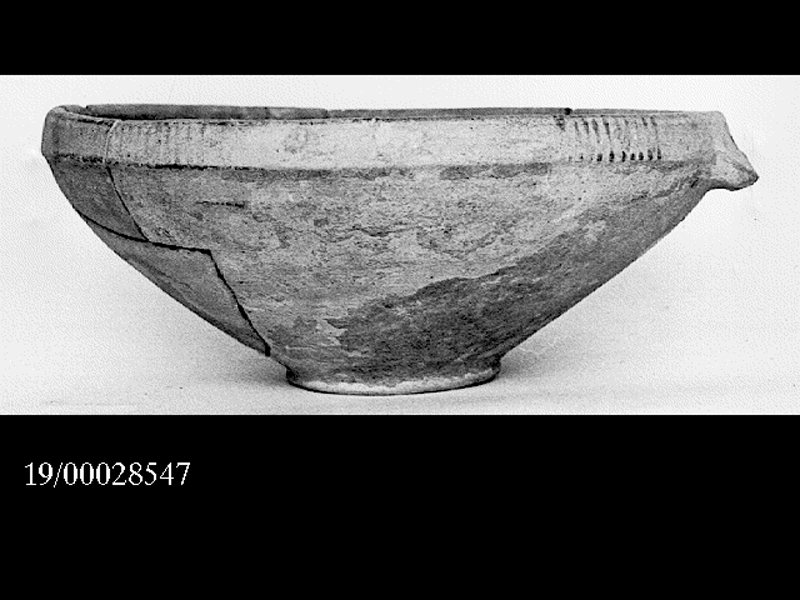 scodellone - officina locale (seconda metà SECOLI/ VII a.C)
