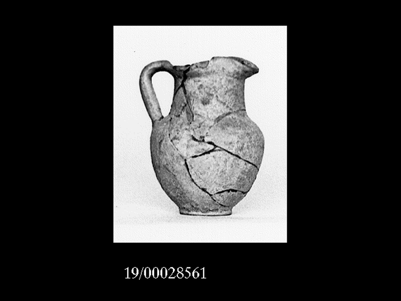 brocchetta a bocca trilobata - officina locale (fine SECOLI/ VII a.C)