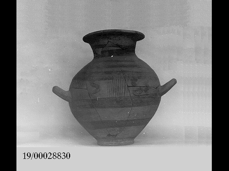 anfora - officina locale (fine SECOLI/ VII a.C)