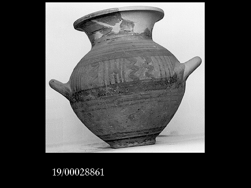 anfora - officina locale (fine SECOLI/ VII a.C)