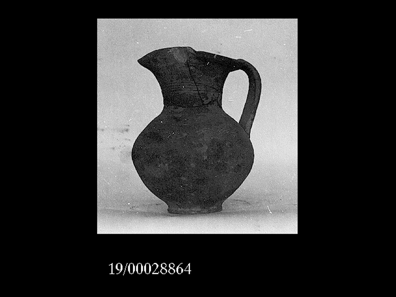 brocchetta a bocca trilobata - officina locale (fine SECOLI/ VII a.C)