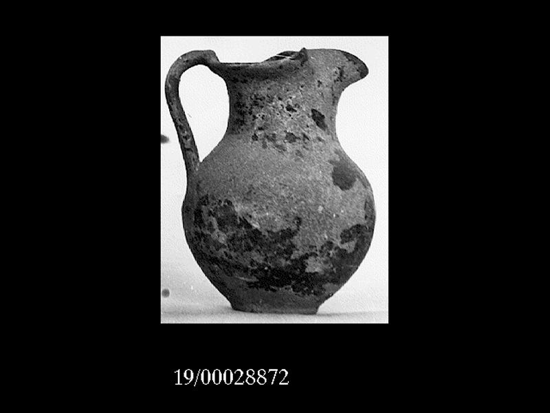 brocchetta a bocca trilobata - officina locale (metà SECOLI/ VII a.C)