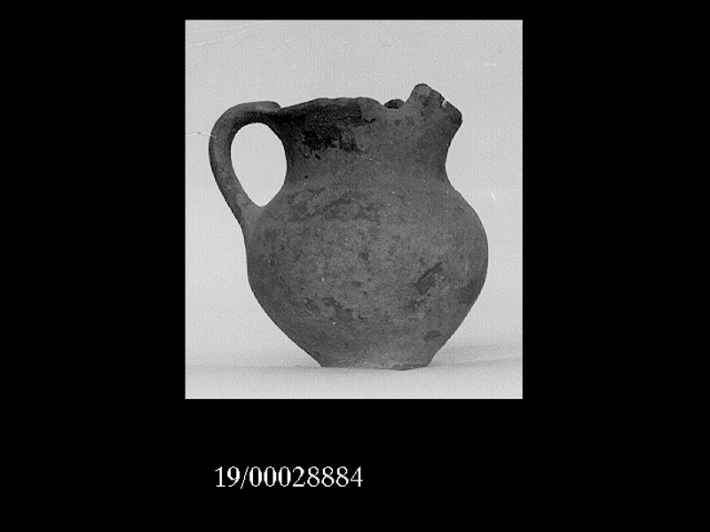 brocchetta a bocca trilobata - officina locale (metà SECOLI/ VII a.C)