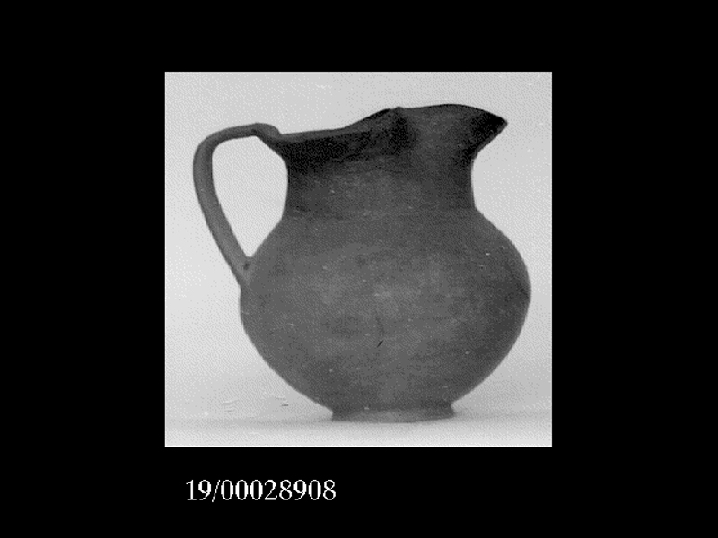 brocchetta a bocca trilobata - officina locale (fine SECOLI/ VII a.C)