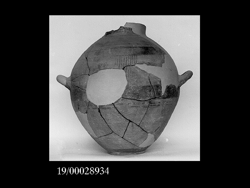 anfora - officina locale (fine SECOLI/ VII a.C)