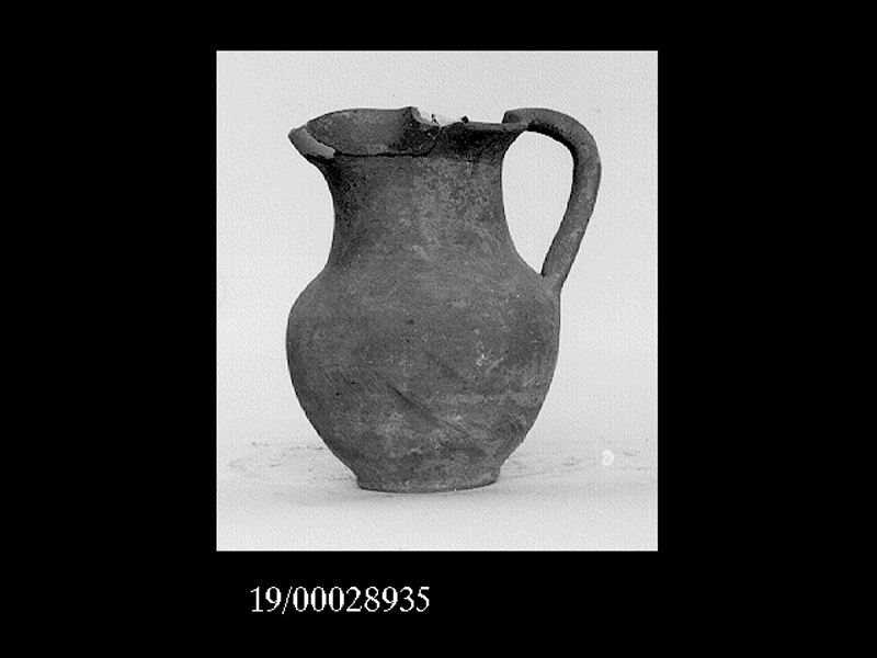 brocchetta a bocca trilobata - officina locale (fine SECOLI/ VII a.C)