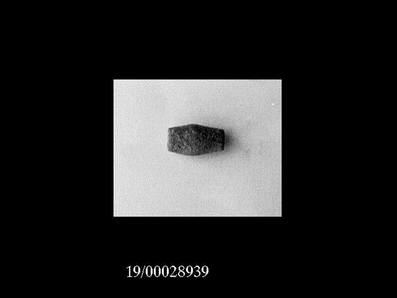 vago di collana (fine SECOLI/ VII a.C)