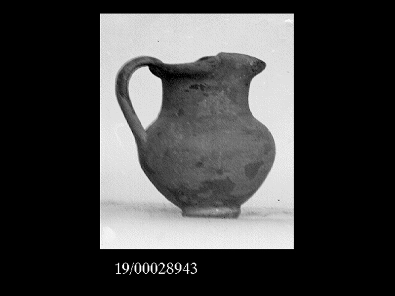 brocchetta a bocca trilobata - officina locale (inizio SECOLI/ VI a.C)