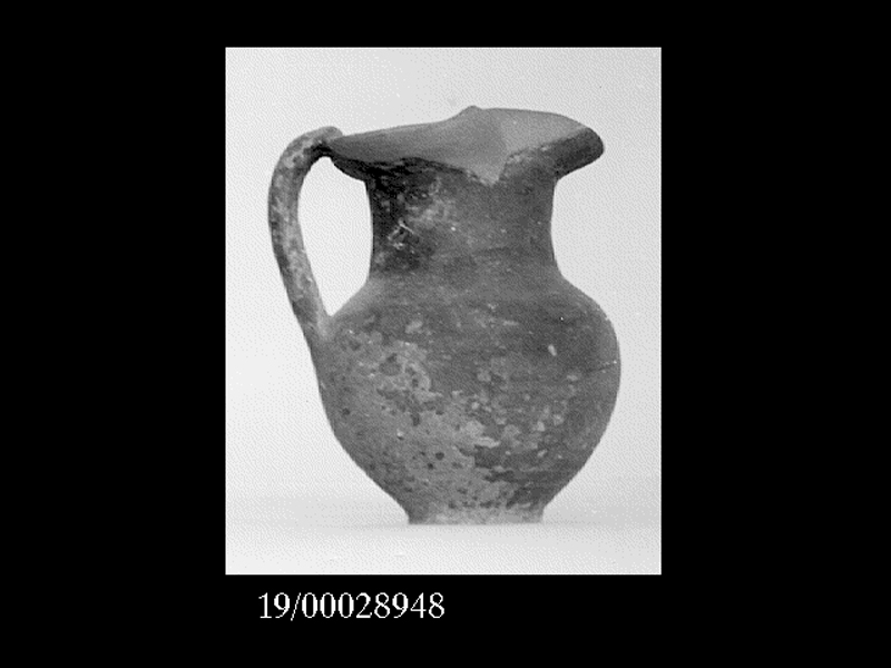 brocchetta a bocca trilobata - officina locale (inizio SECOLI/ VI a.C)