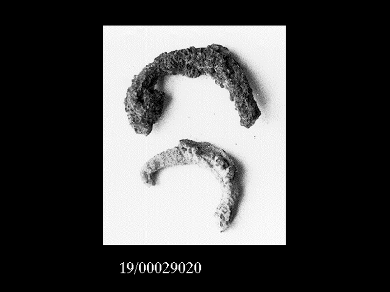 fibula/ frammento (SECOLI/ VII a.C)