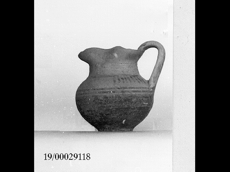 brocchetta a bocca trilobata - officina locale o geloa (inizio SECOLI/ VI a.C)