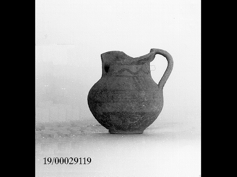 brocchetta a bocca trilobata - officina locale (fine SECOLI/ VII a.C)