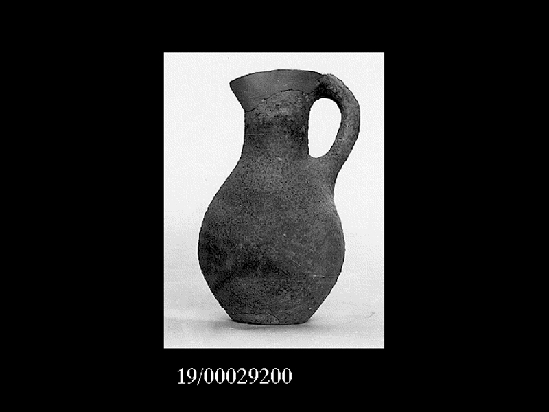 brocchetta a bocca trilobata - officina locale (metà SECOLI/ VII a.C)