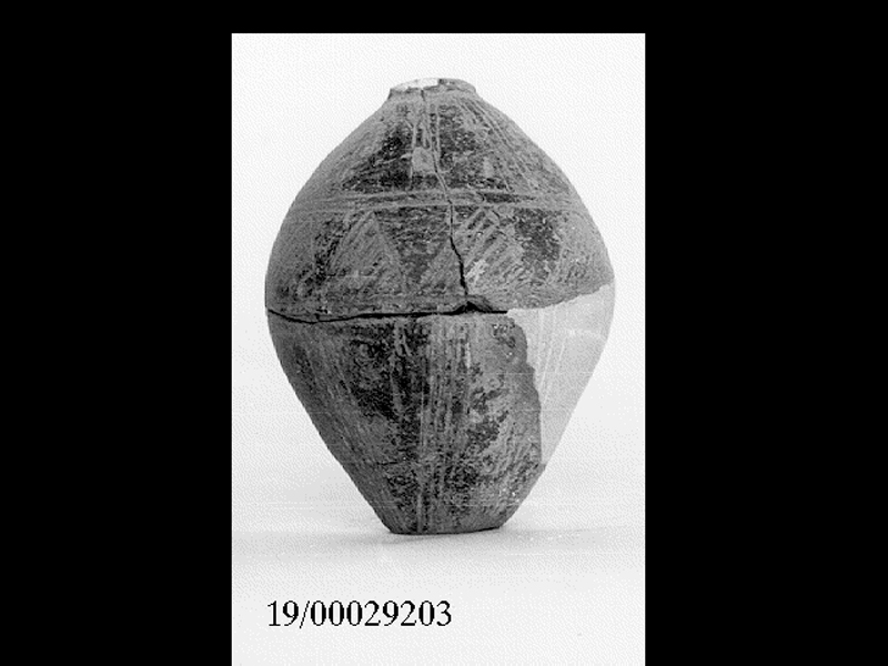 brocchetta fusiforme - officina locale (metà SECOLI/ VII a.C)