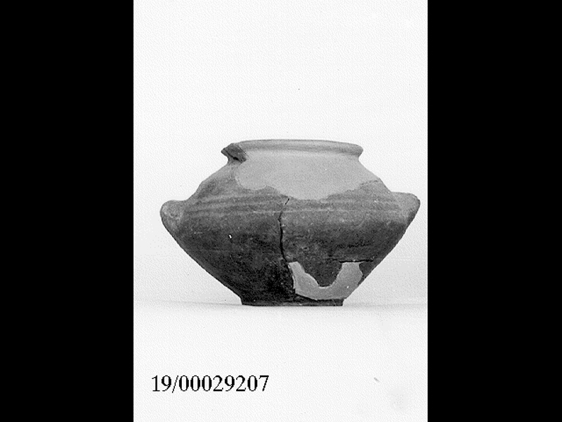 pisside stamnoide - officina locale (metà SECOLI/ VII a.C)