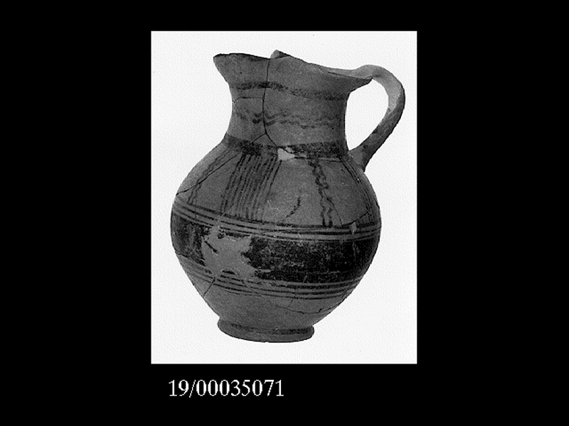 oinochoe - officina locale (SECOLI/ VII a.C)
