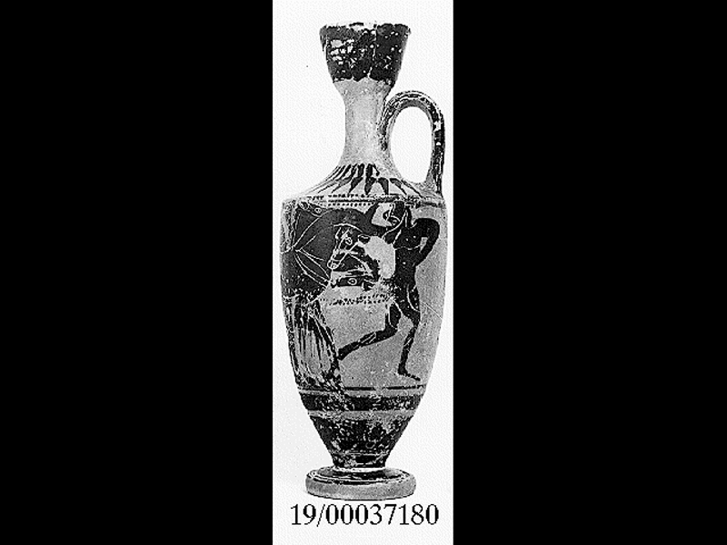 lekythos - officina attica (inizio SECOLI/ V a.C)