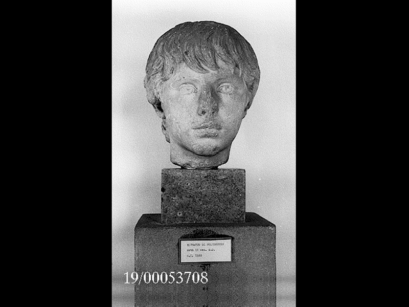 Storia/ personaggio/ Polydeukes (testa- ritratto) (metà SECOLI/ II)