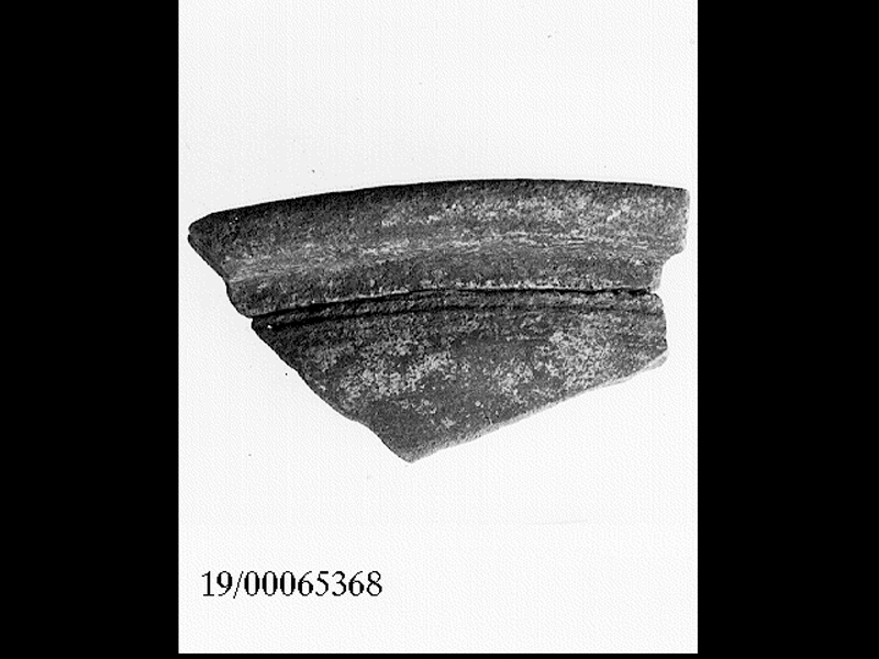 ciotola carenata/ orlo - cultura elima (SECOLI/ VI a.C)