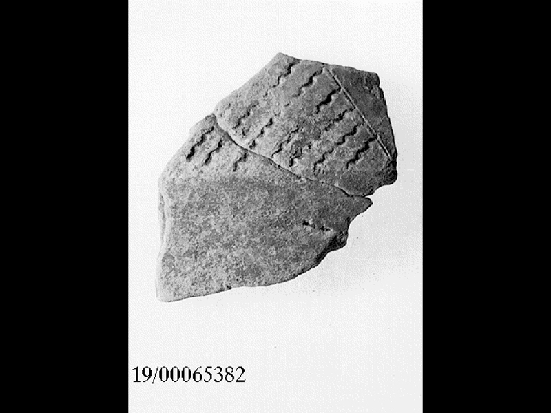 frammento non identificato - cultura elima (SECOLI/ VI a.C)