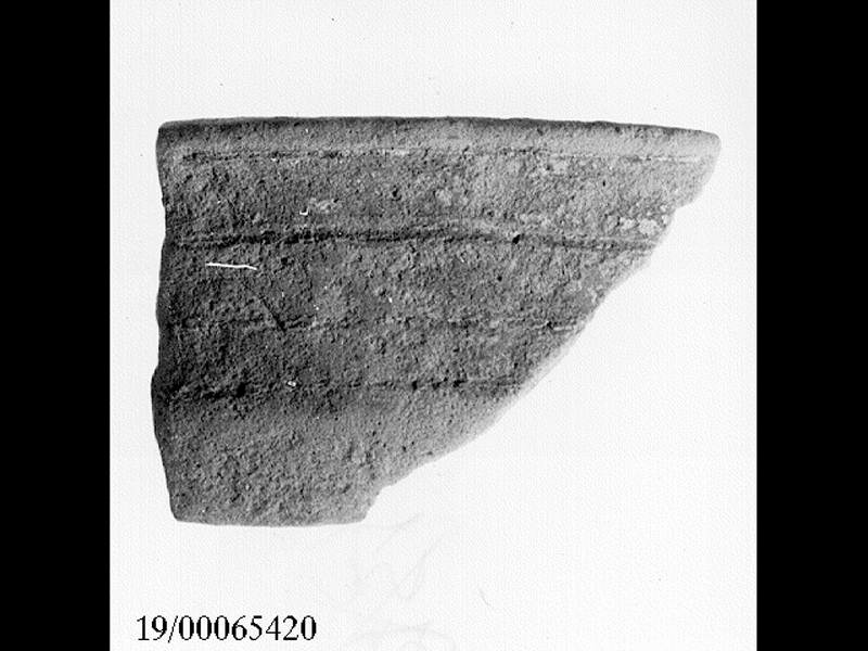 ciotola carenata/ orlo - cultura elima (SECOLI/ VI a.C)