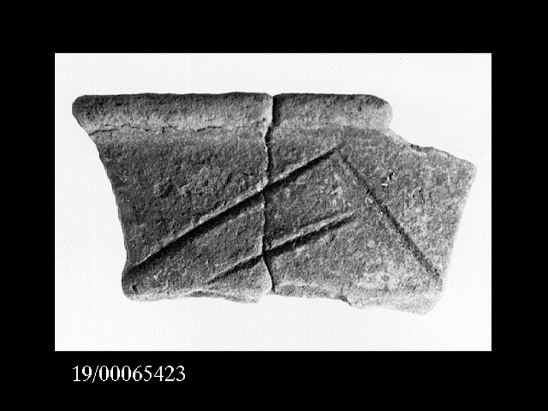 ciotola/ orlo - cultura elima (SECOLI/ VI a.C)