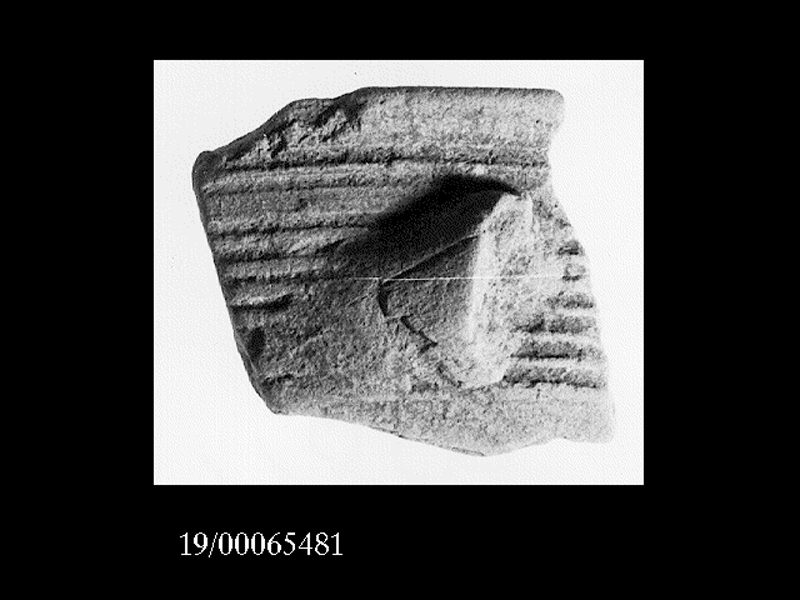 ciotola carenata/ orlo - cultura elima (SECOLI/ VI a.C)