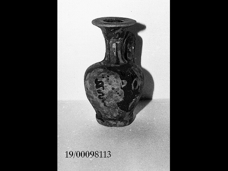lekythos miniaturistica - officina locale (fine SECOLI/ IV a.C)