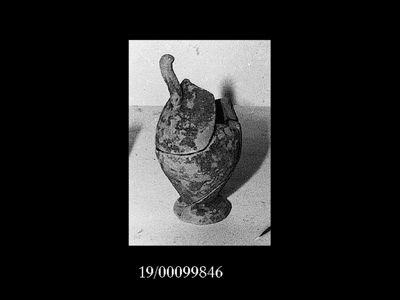 lekythos miniaturistica - officina locale (SECOLI/ IV a.C)