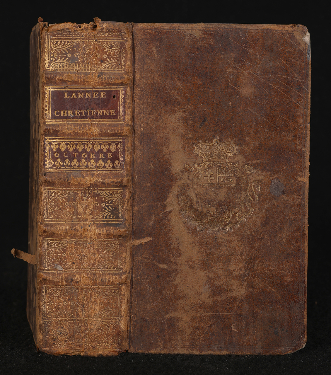 legatura piena - alle armi, opera isolata - ambito francese (metà XVIII)