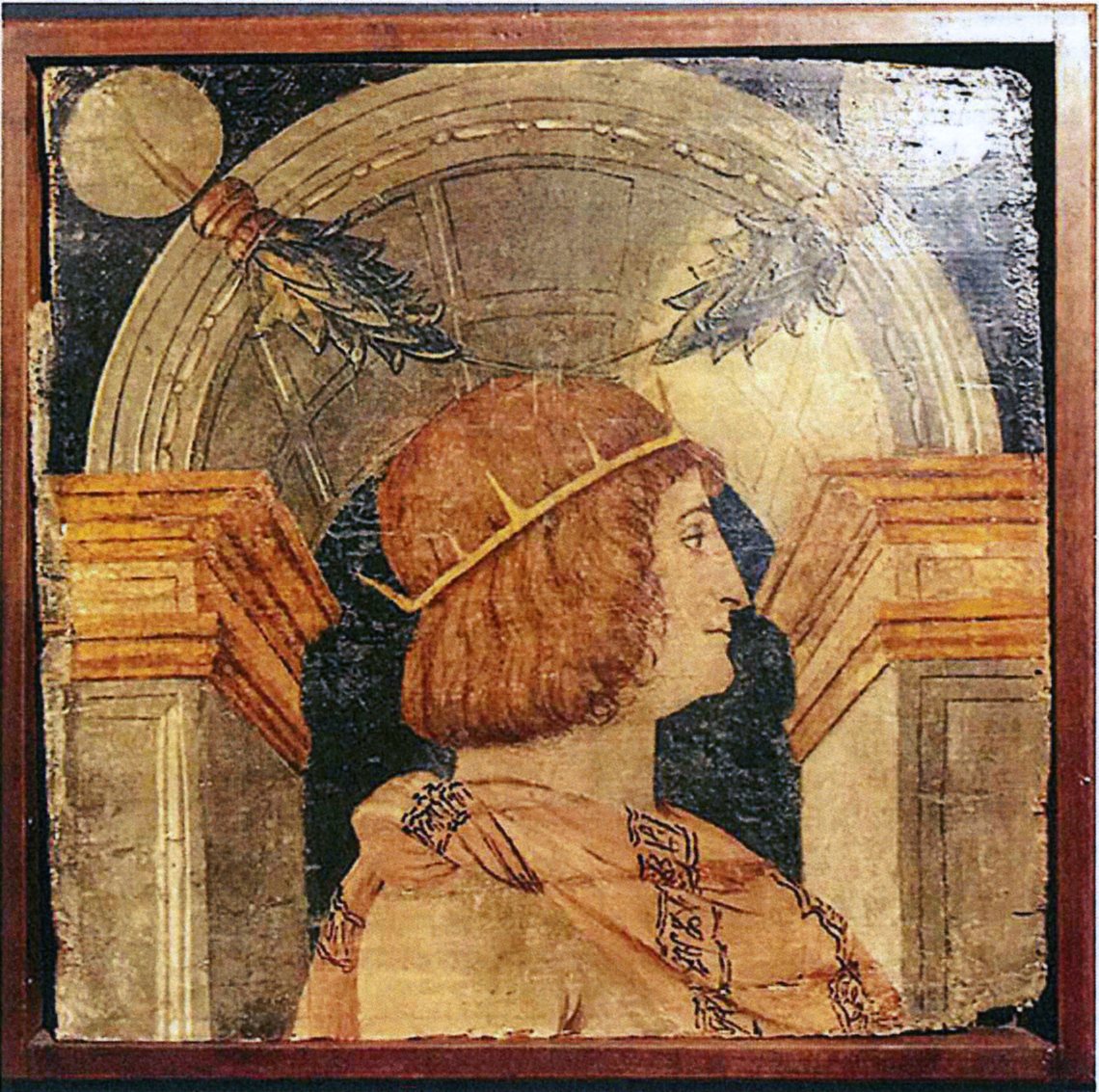 Ritratto di principe rinascimentale (dipinto, elemento d'insieme) - ambito lombardo (sec. XV)