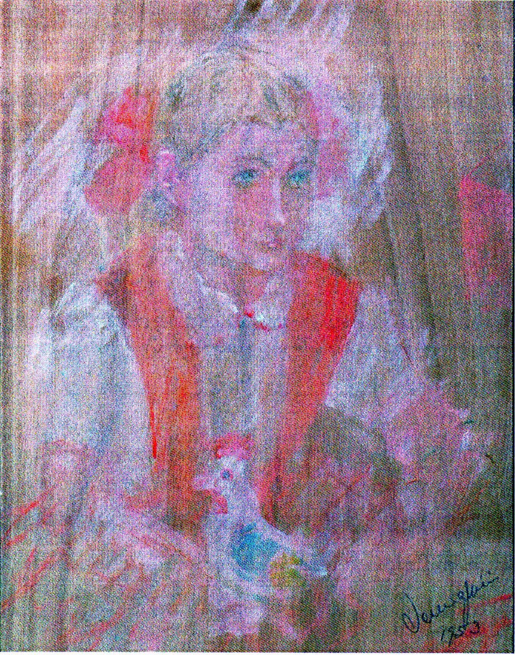 Bimba (dipinto) di Semeghini Pio (metà sec. XX)