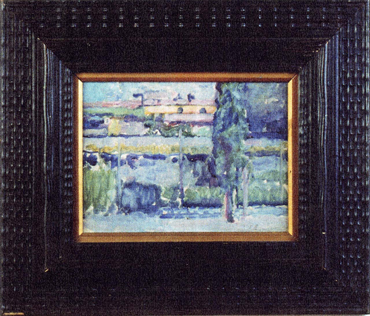Paesaggio (dipinto) di Marussig Pietro (primo quarto sec. XX)