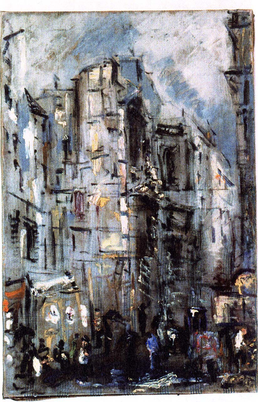 Parigi (dipinto) di De Pisis Filippo (prima metà sec. XX)