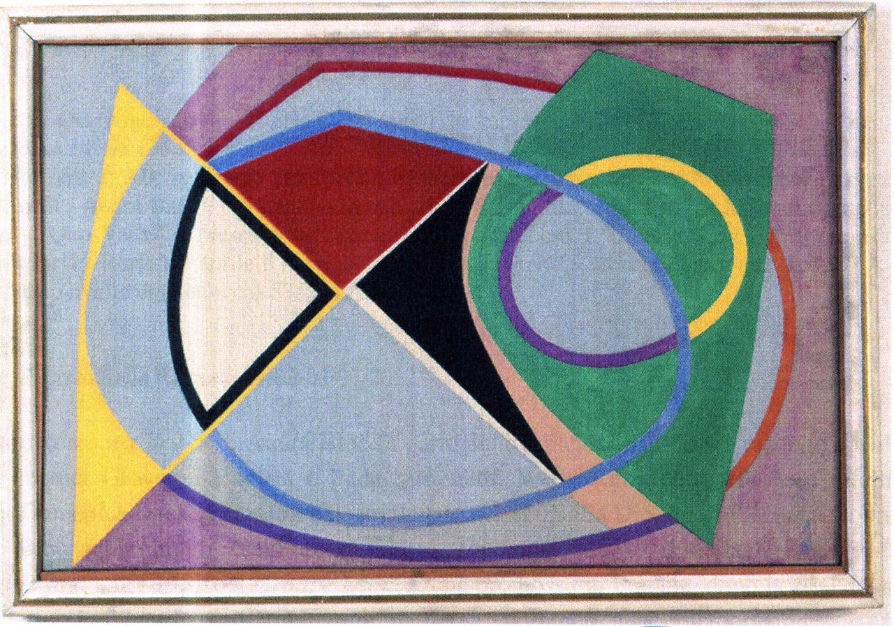 Les cerceaux brisés, forme e volumi (dipinto) di Bloc André (metà sec. XX)